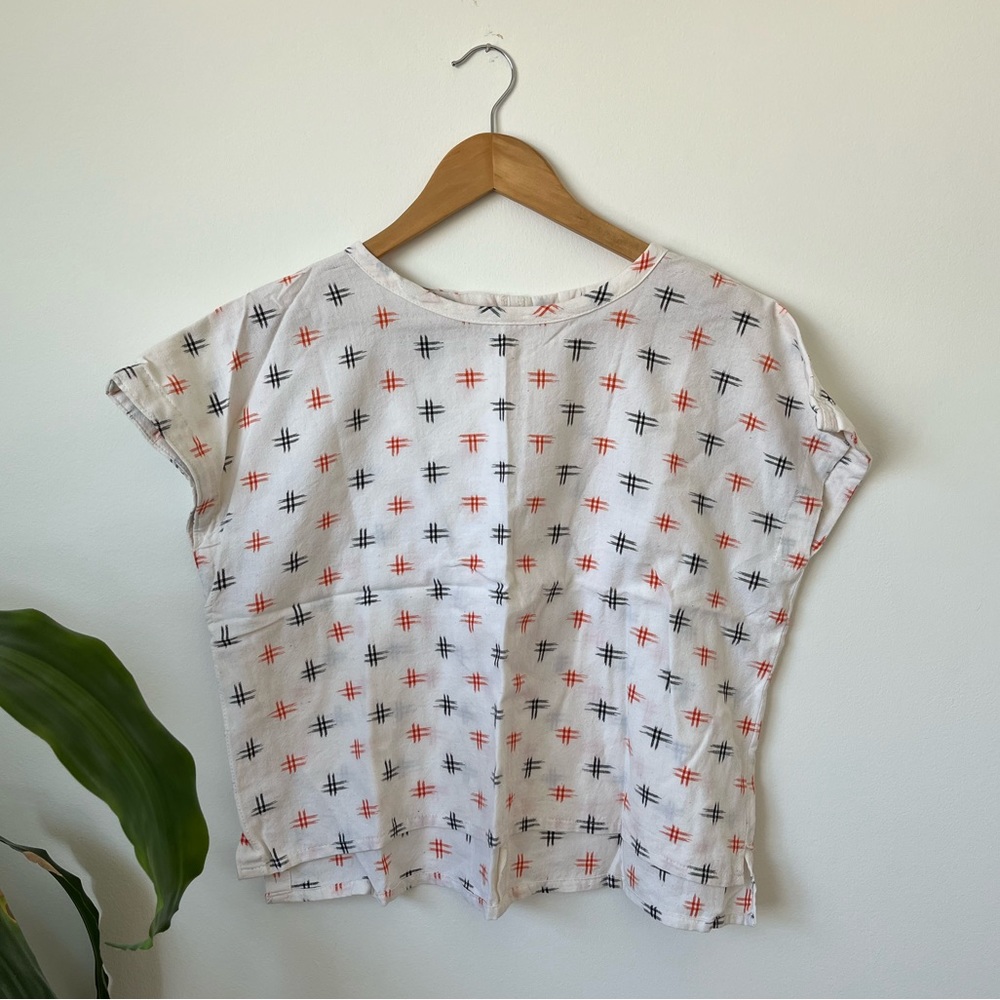 EUC Devon’s Drawer Ikat Shirt